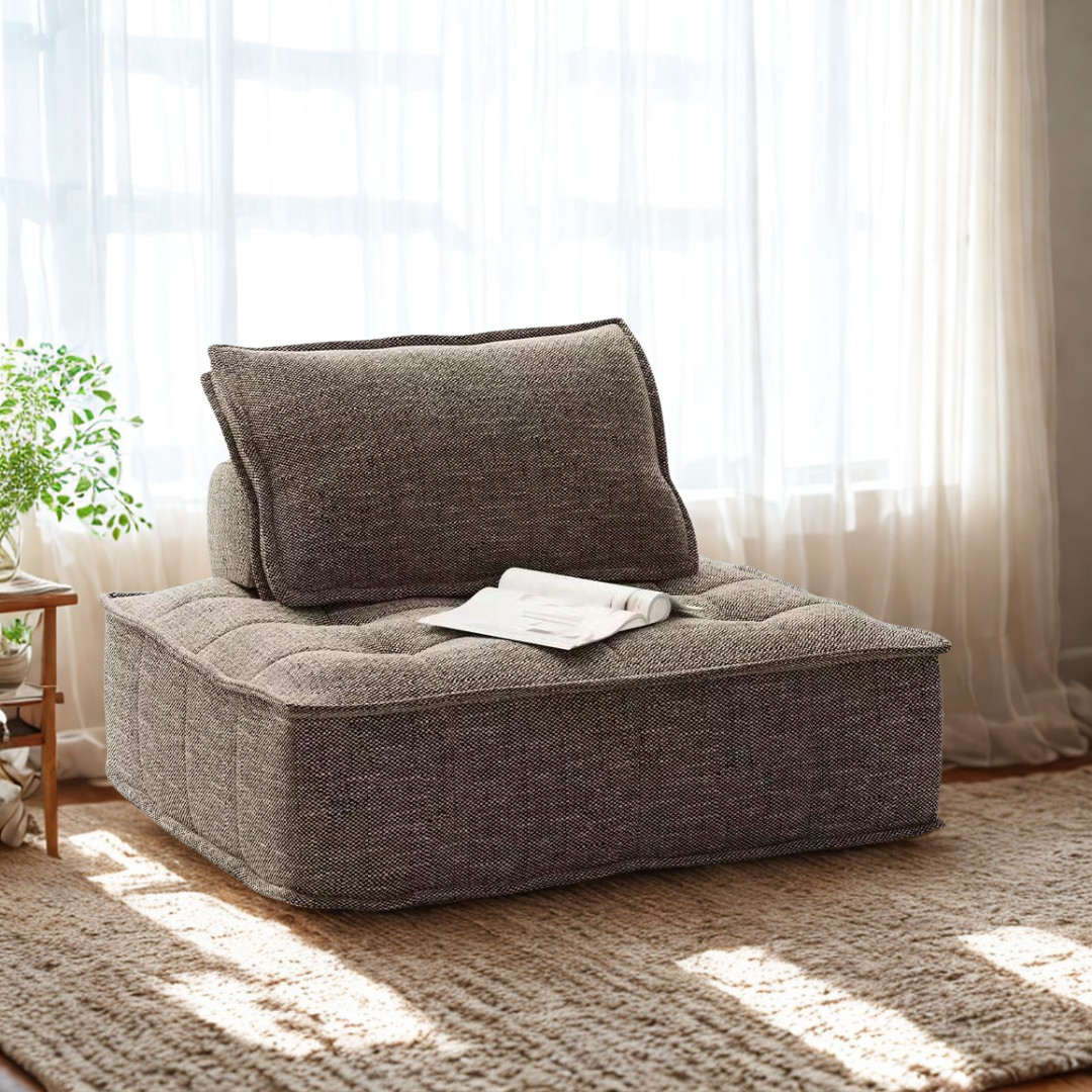 Mallow Modular Lounge Chair - Flat Boucle BUBULAND HOME