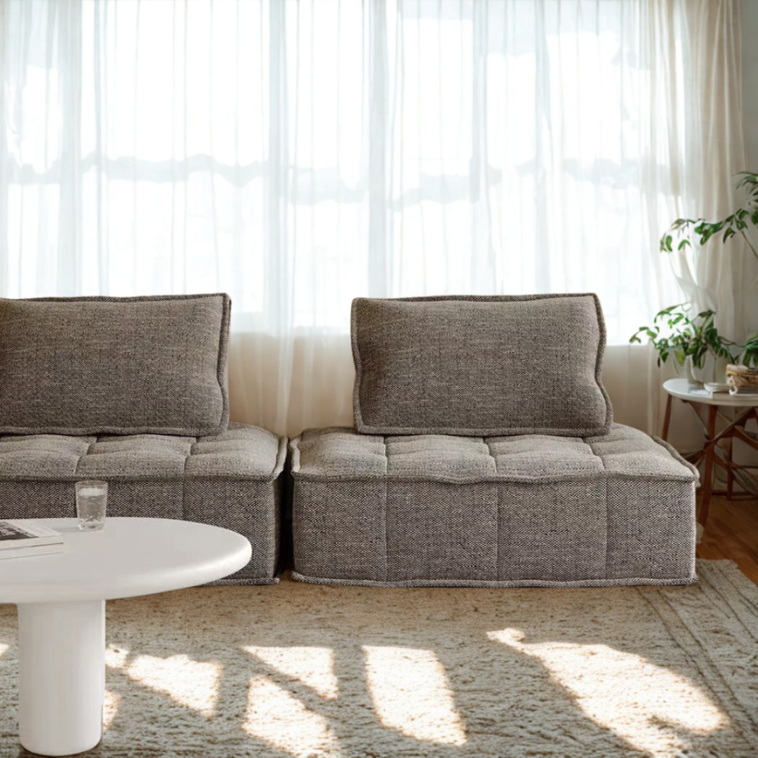 Mallow Modular Lounge Chair - Flat Boucle BUBULAND HOME
