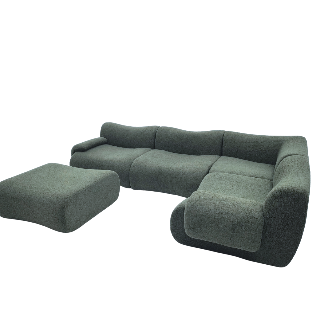 Amara Modular Sofa - Flat Boucle BUBULAND HOME