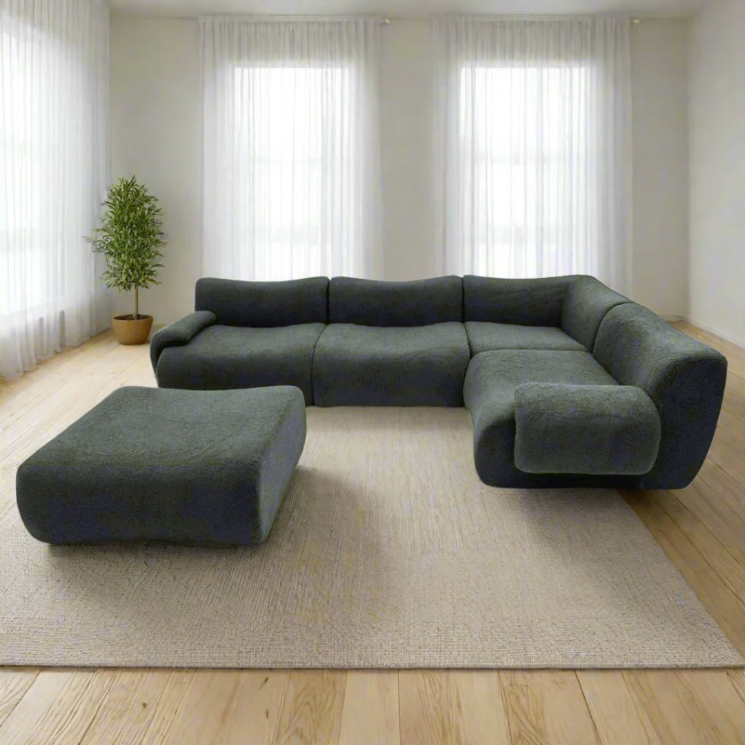 Amara Modular Sofa - Flat Boucle BUBULAND HOME