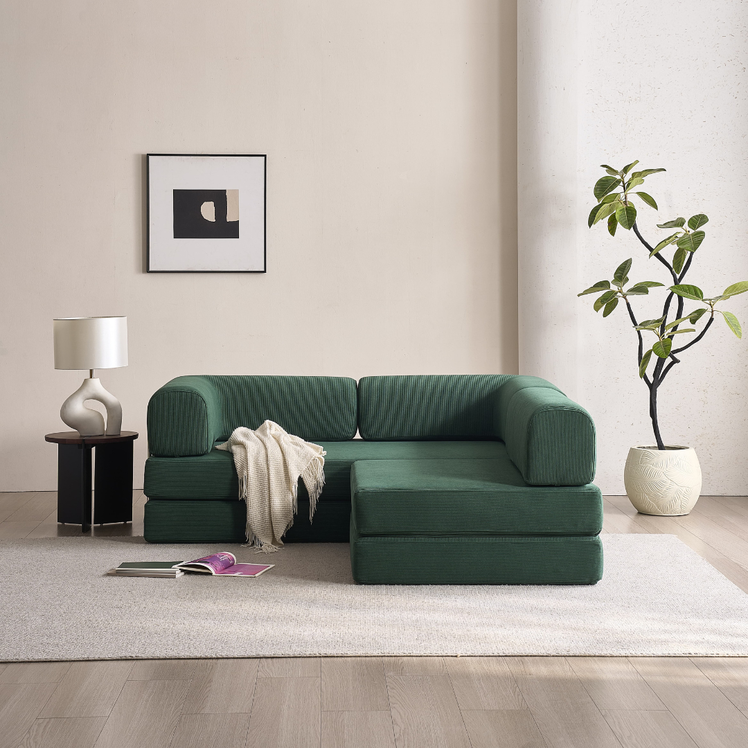 Belle Single Armless Seat - Corduroy