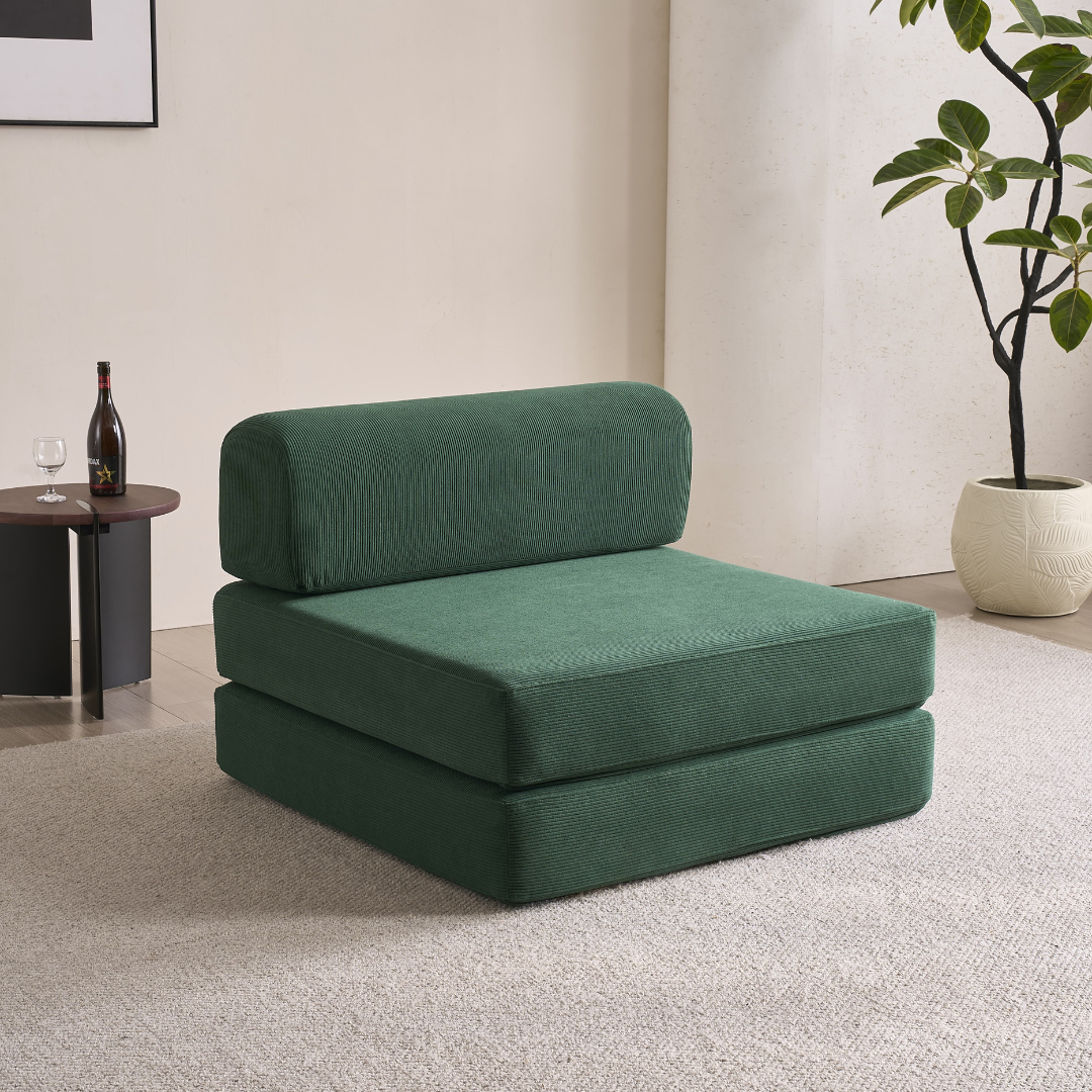 Belle Single Armless Seat - Corduroy