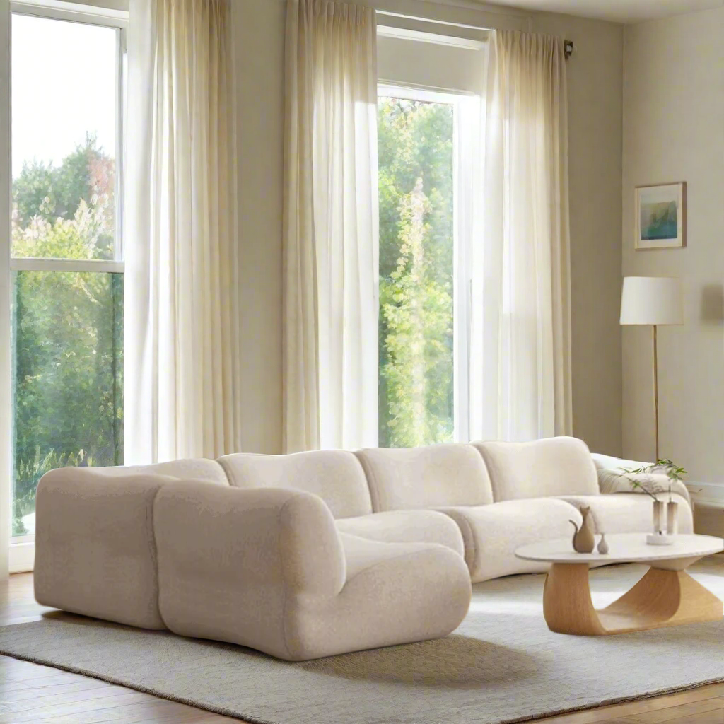Amara Modular Sofa - Flat Boucle BUBULAND HOME