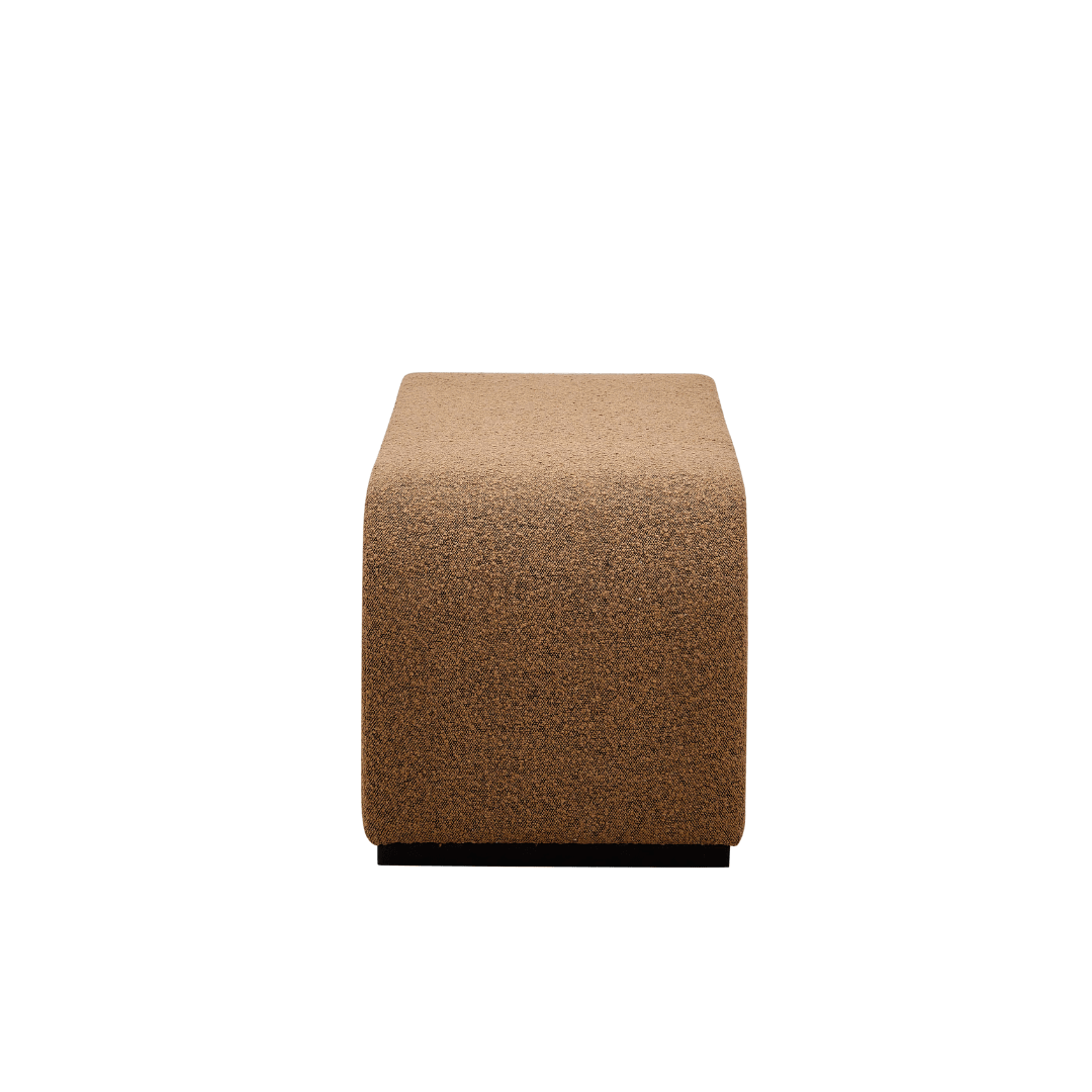 Arch Bench Ottoman - Premium Terracotta Boucle BUBULAND HOME
