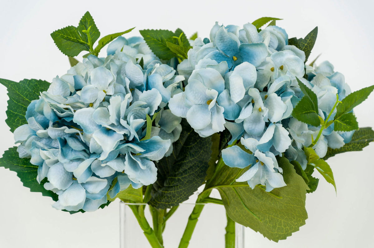 Artificial California Hydrangea - Floral Blue BUBULAND HOME