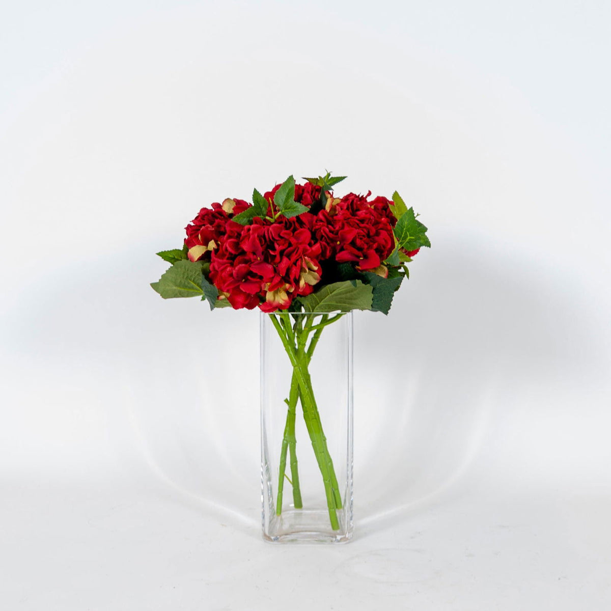 Artificial California Hydrangea - Floral Red BUBULAND HOME