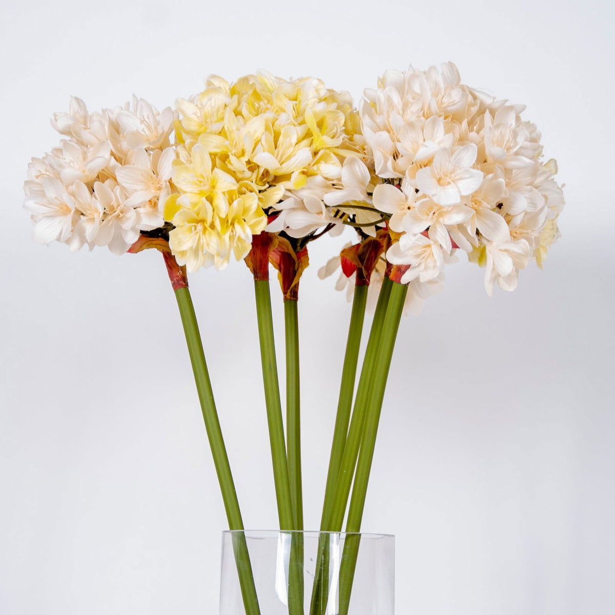 Artificial Cymbidium Ball - Floral Yellow BUBULAND HOME