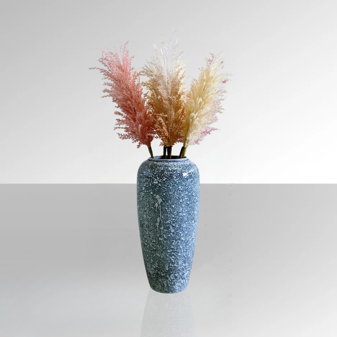 Artificial Feathered Flower Ornament BUBULAND HOME