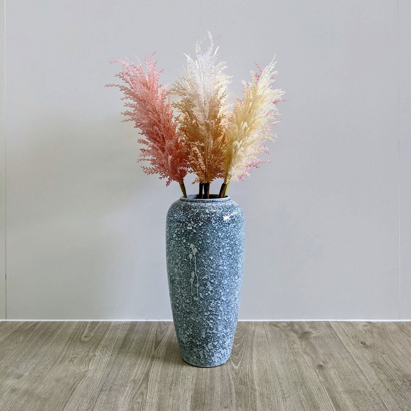 Artificial Feathered Flower Ornament BUBULAND HOME