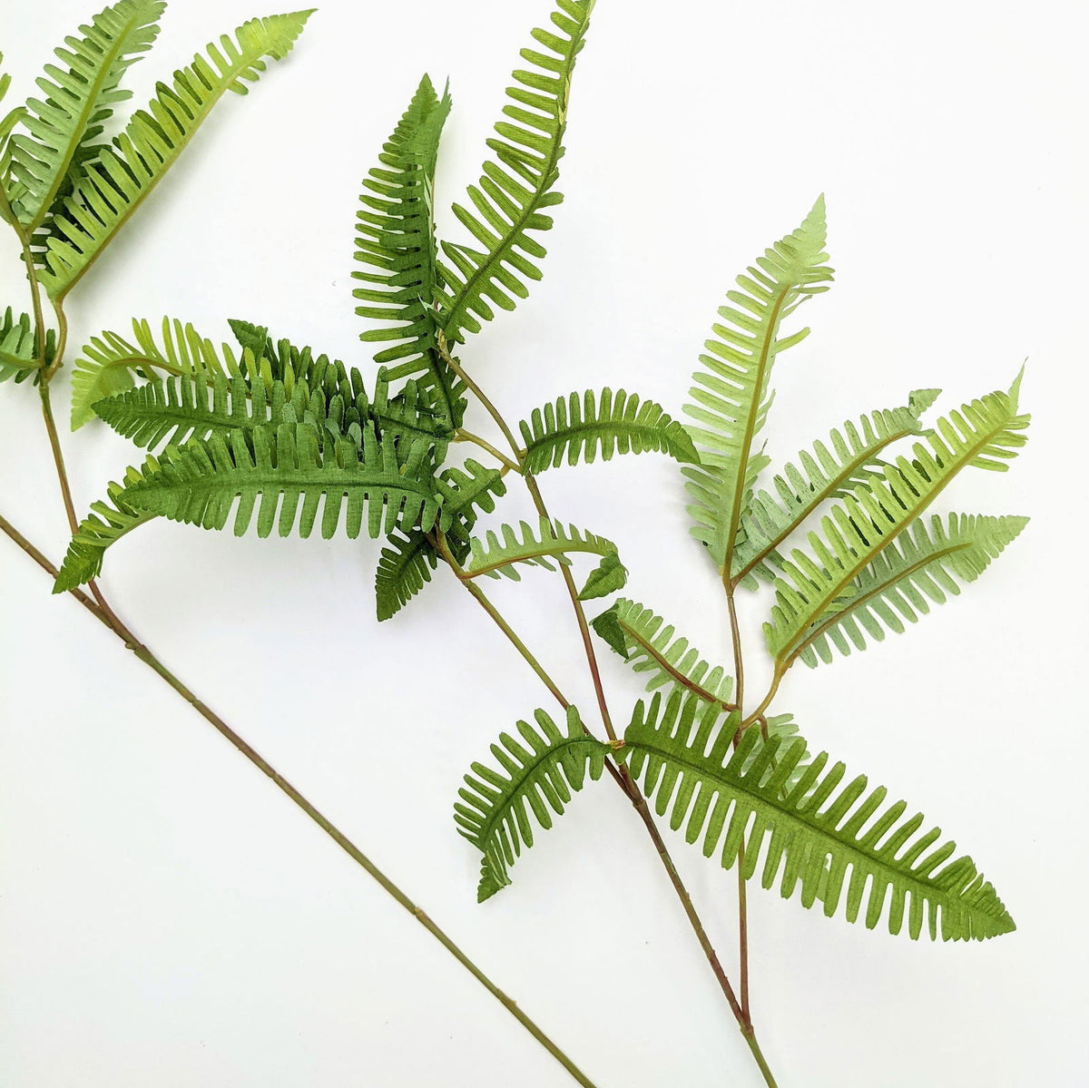 Artificial Fern Long Leaves - Green - Floral Default Title BUBULAND HOME