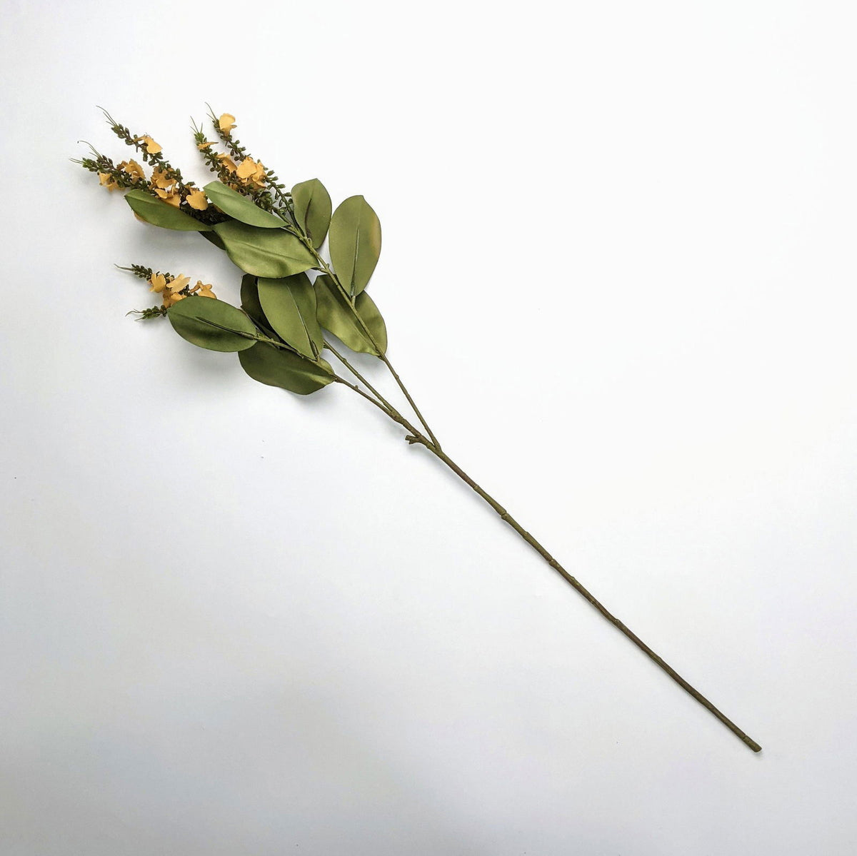 Artificial Hawthorn Flower Stem Long - Yellow - Floral Default Title BUBULAND HOME