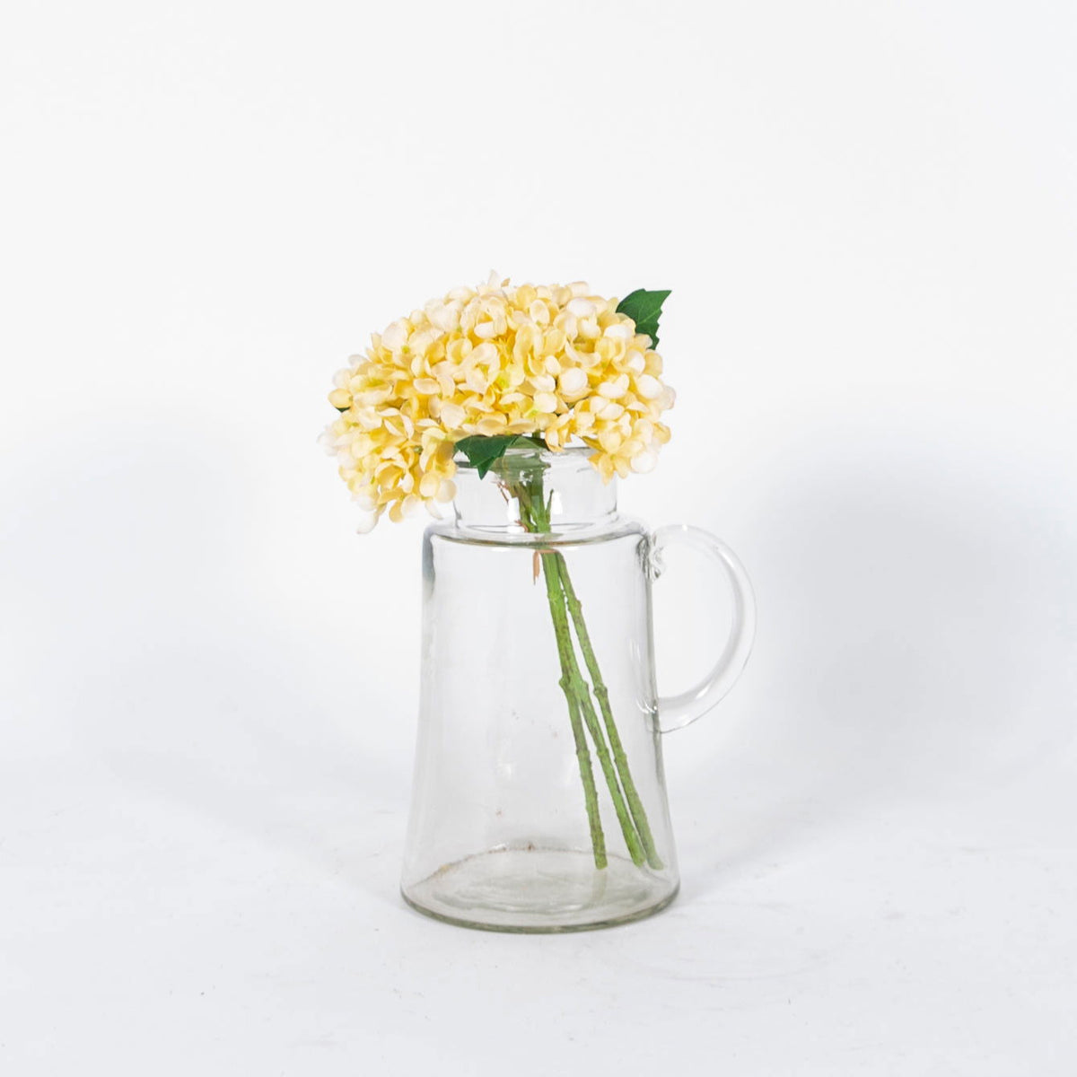Artificial Hydrangea Small - Floral Yellow BUBULAND HOME