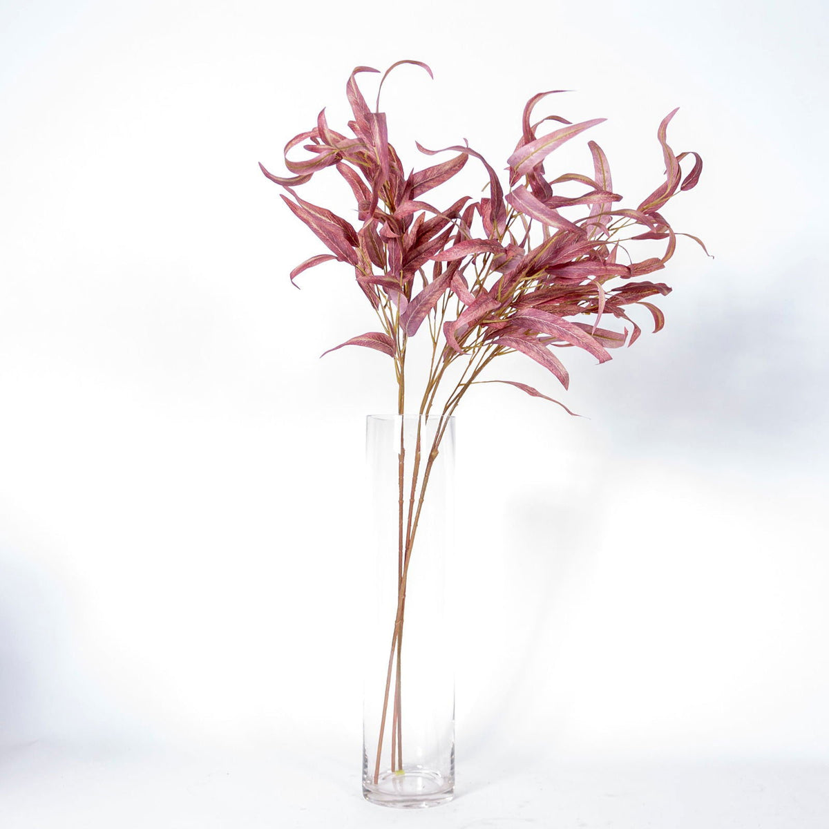 Artificial Long Leaves - Floral Red BUBULAND HOME