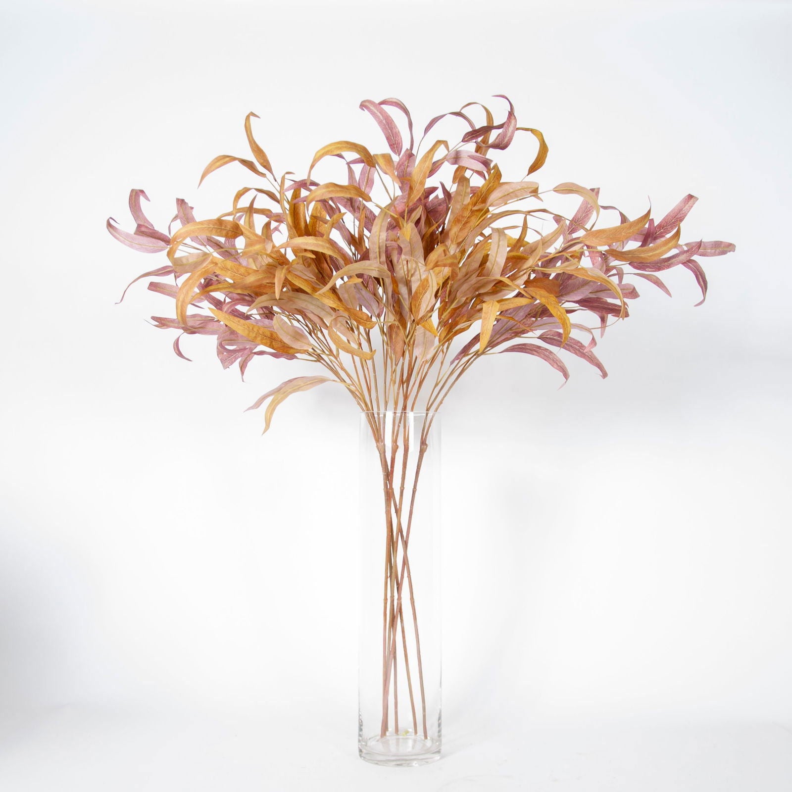 Artificial Long Leaves - Floral Red BUBULAND HOME