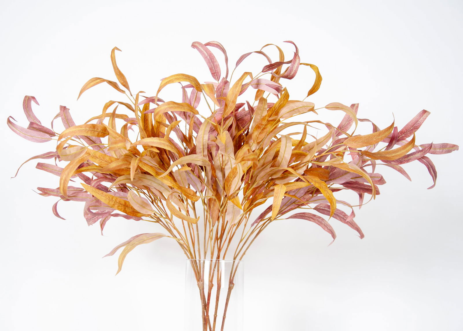 Artificial Long Leaves - Floral Red BUBULAND HOME