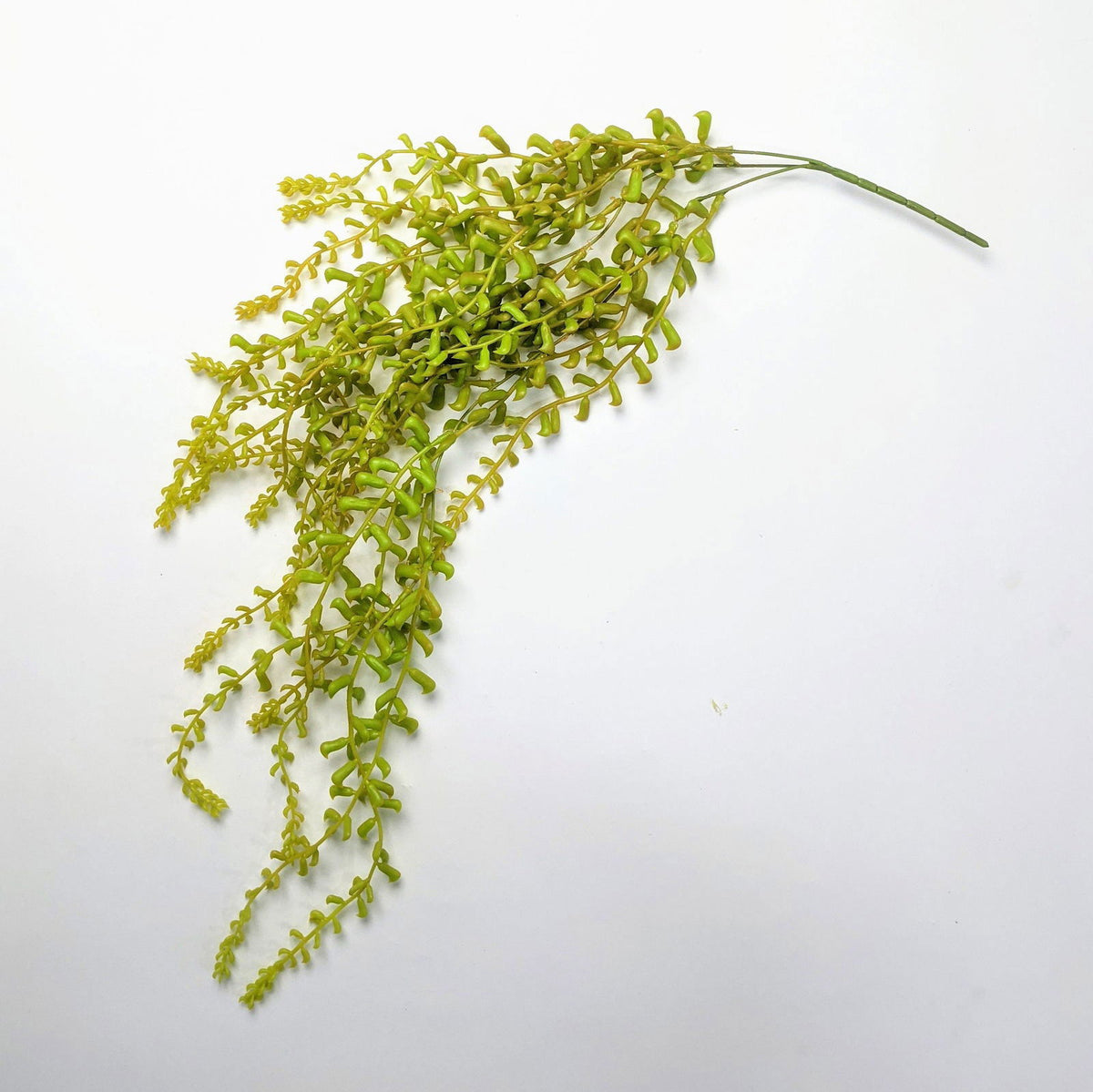 Artificial Long String of Pearls Hanging Plant - Yellow - Floral Default Title BUBULAND HOME