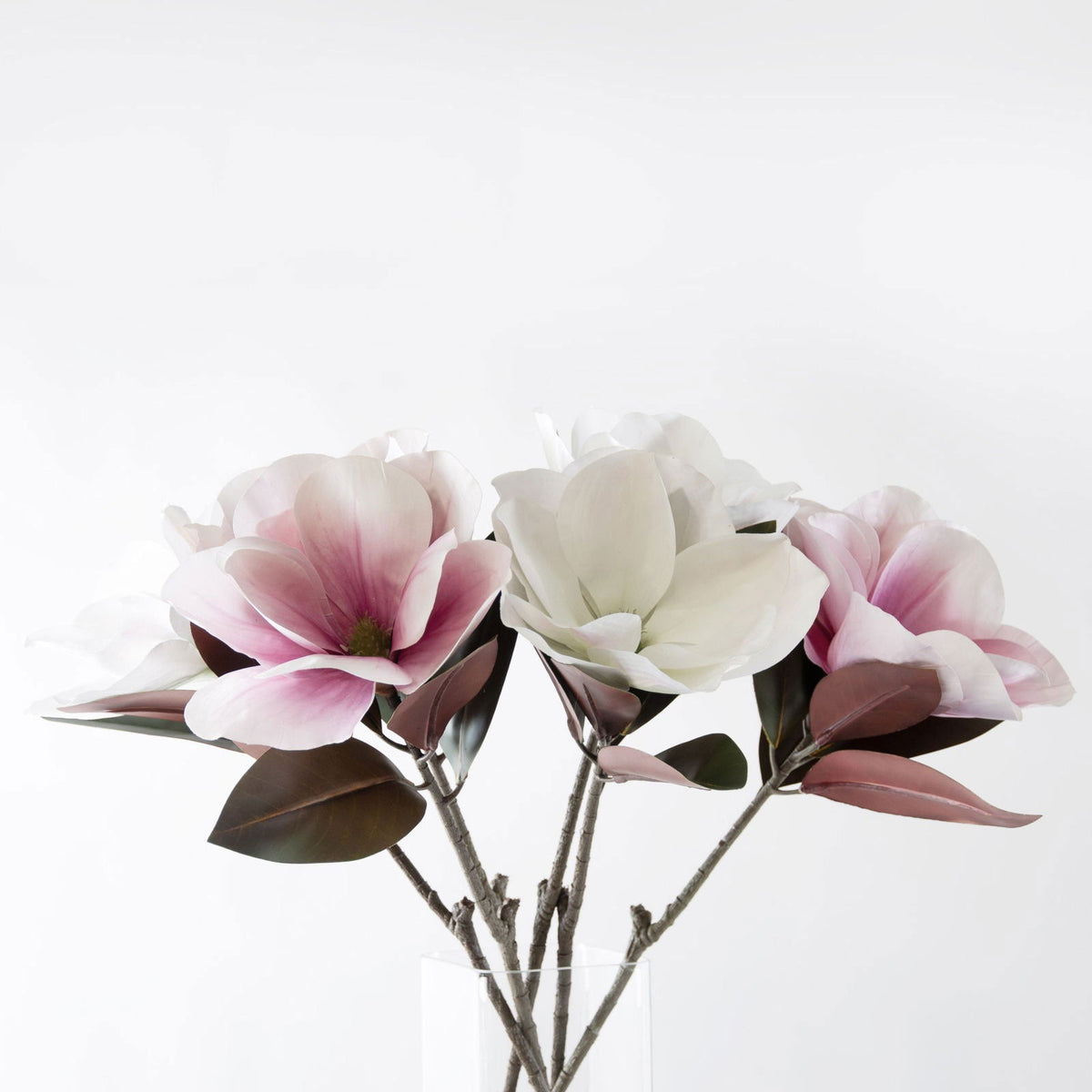 Artificial Magnolia Flower - Pink and White BUBULAND HOME