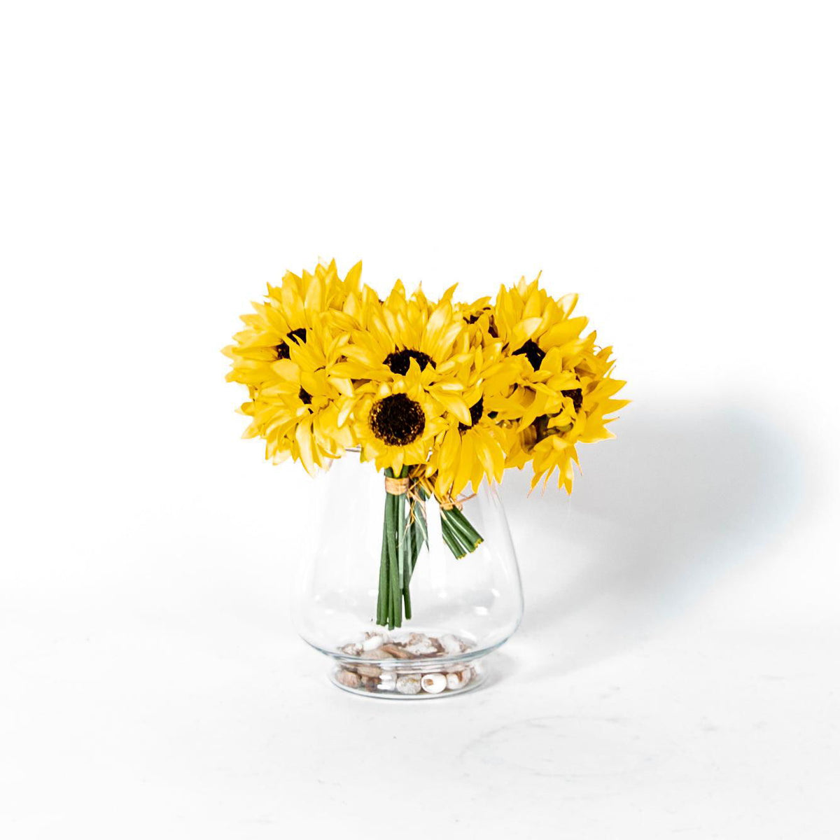 Artificial Sunflower Bouquet - Floral Default Title BUBULAND HOME