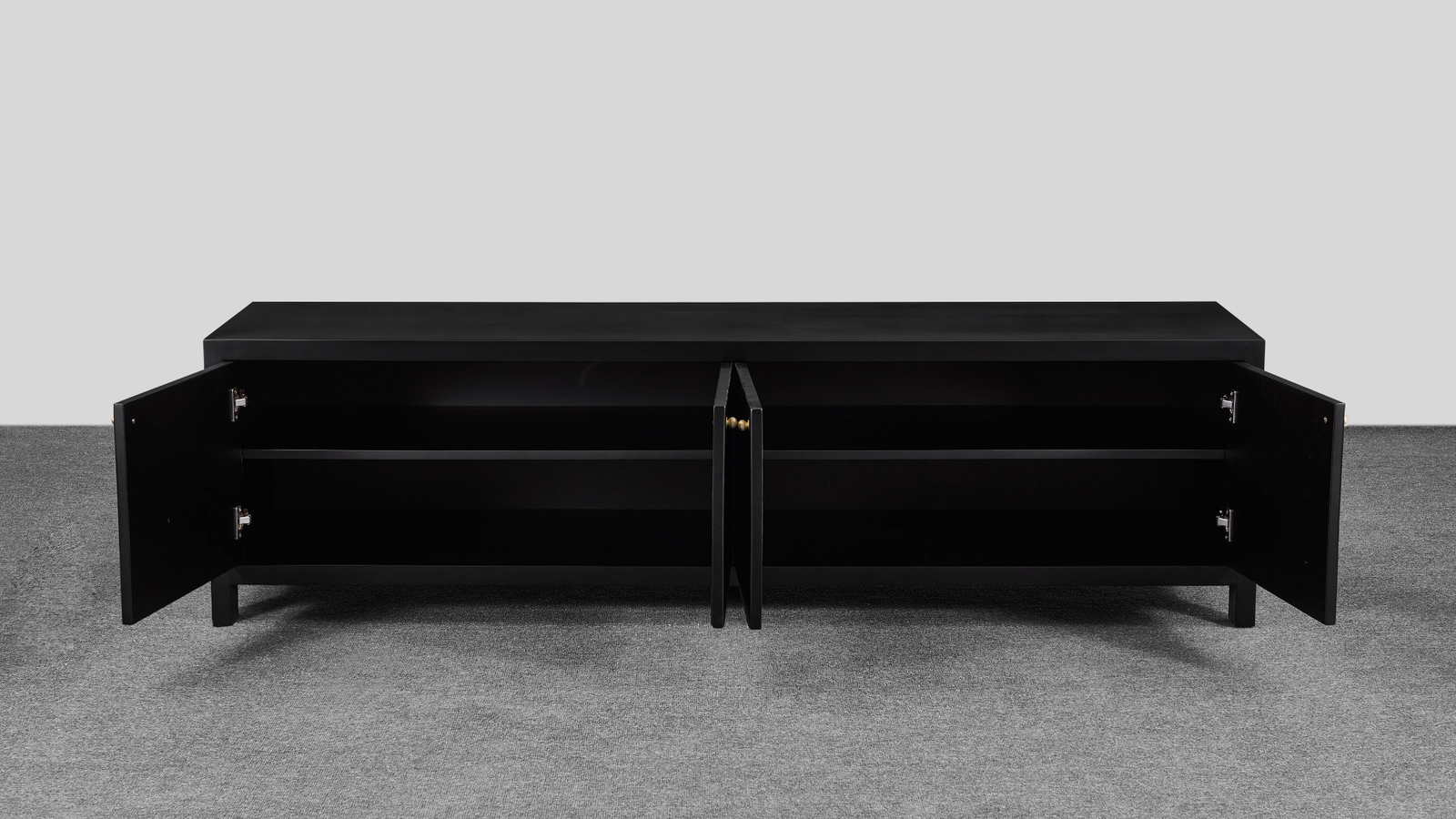 Bentley Ridge Entertainment Unit - Black BUBULAND HOME