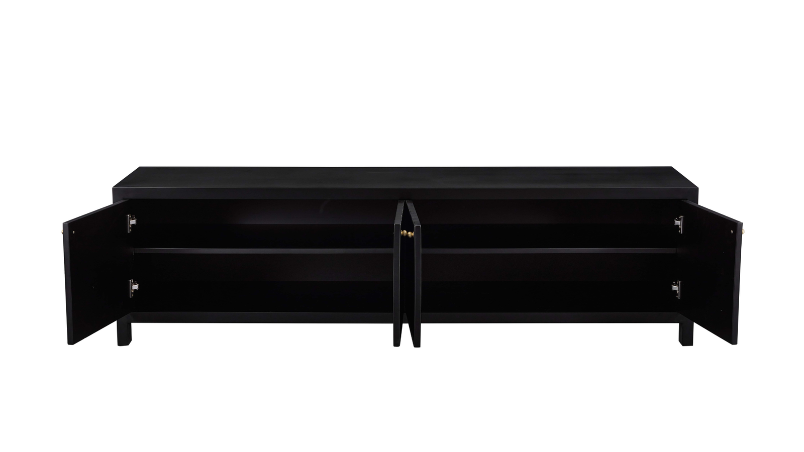 Bentley Ridge Entertainment Unit - Black BUBULAND HOME