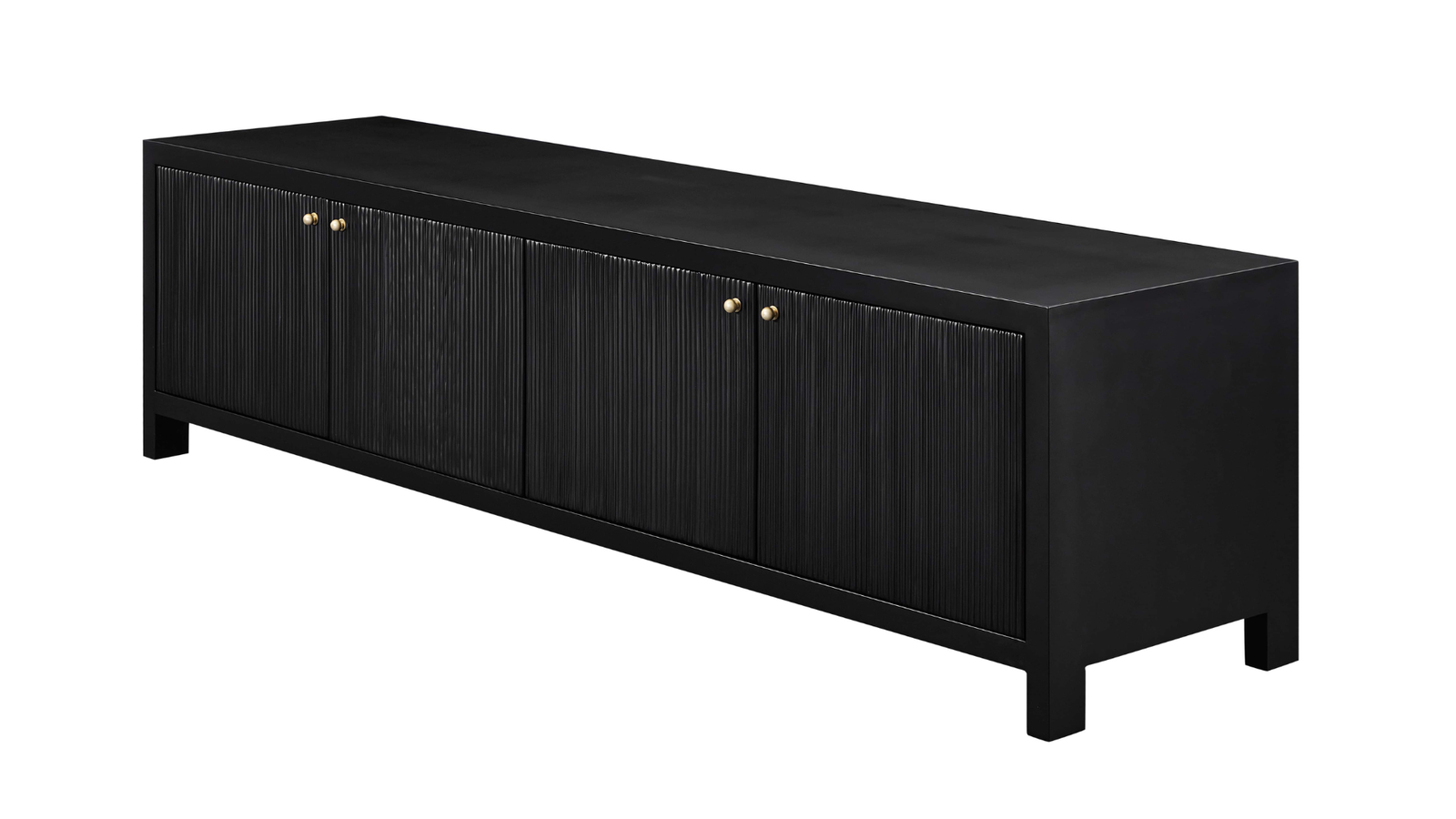 Bentley Ridge Entertainment Unit - Black BUBULAND HOME