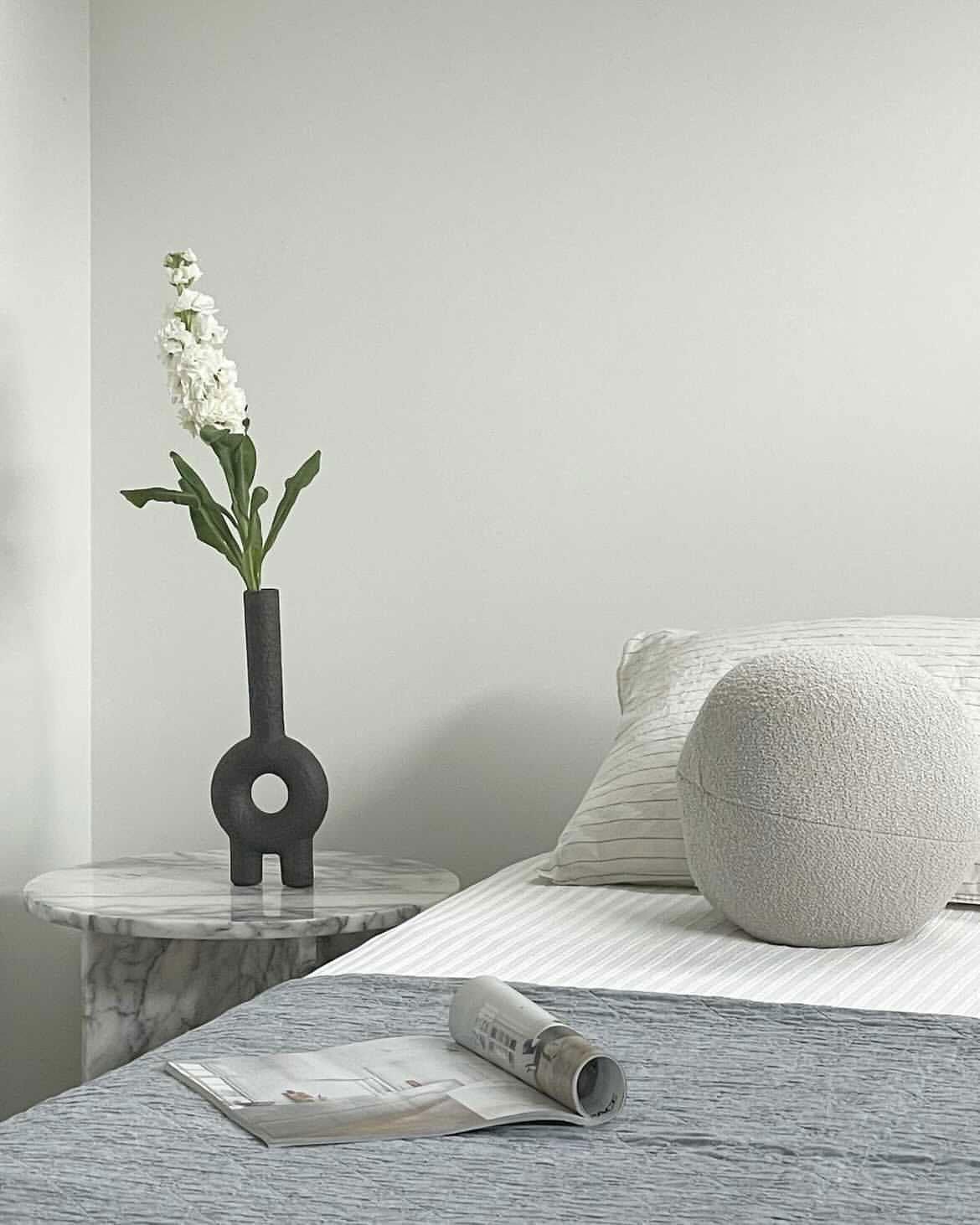 Circular Series Ceramic Vase - Black - vases Default Title BUBULAND HOME