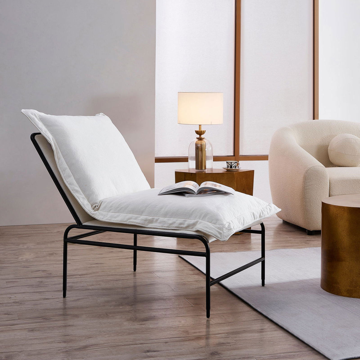 Cloud Lounge Chair - Natural White BUBULAND HOME