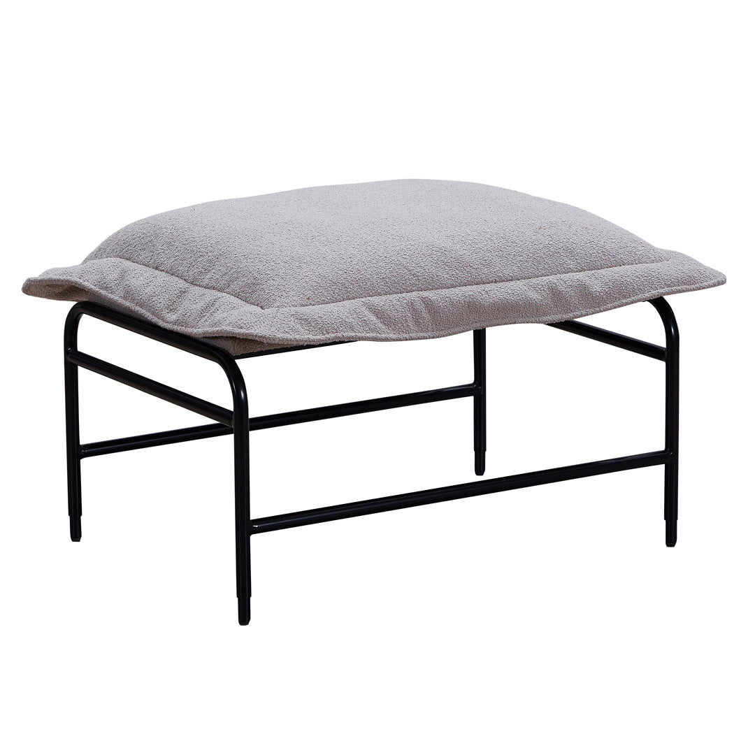 Cloud Ottoman - Dove Grey Boucle - sofa Default Title BUBULAND HOME