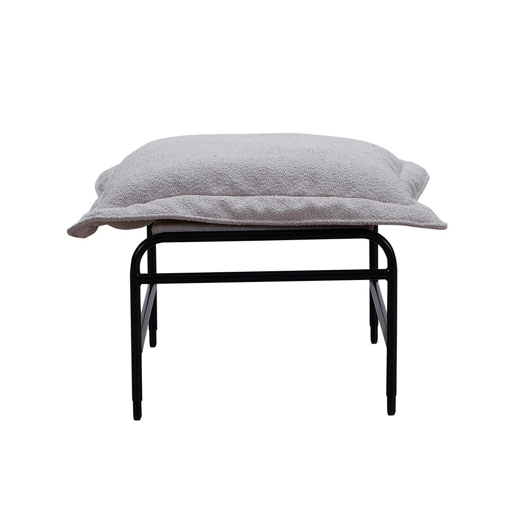 Cloud Ottoman - Dove Grey Boucle - sofa Default Title BUBULAND HOME
