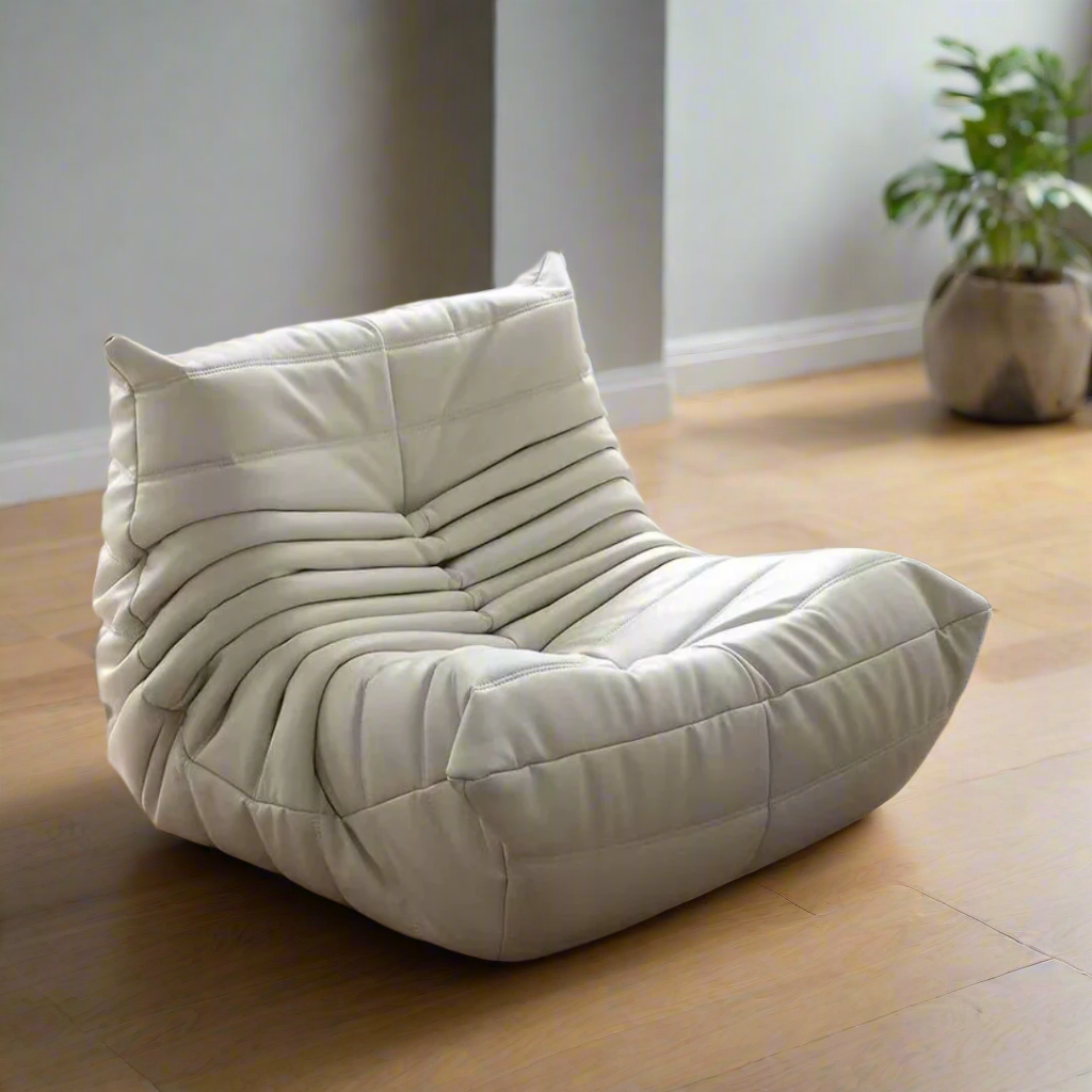 Cocoon Lounge Chair - Flat Boucle BUBULAND HOME