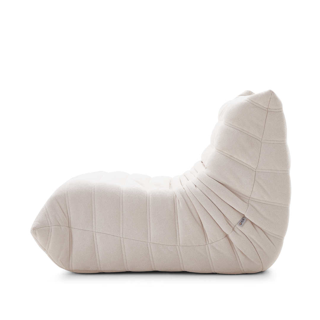 Cocoon Lounge Chair - Flat Boucle BUBULAND HOME