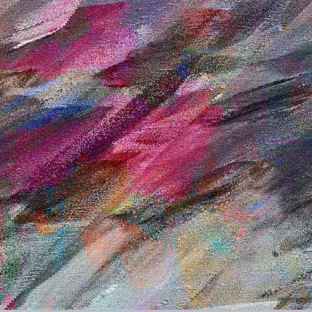 Colourful Dreaming - Framed Original Oil Paint On Canvas - Homewares Default Title BUBULAND HOME