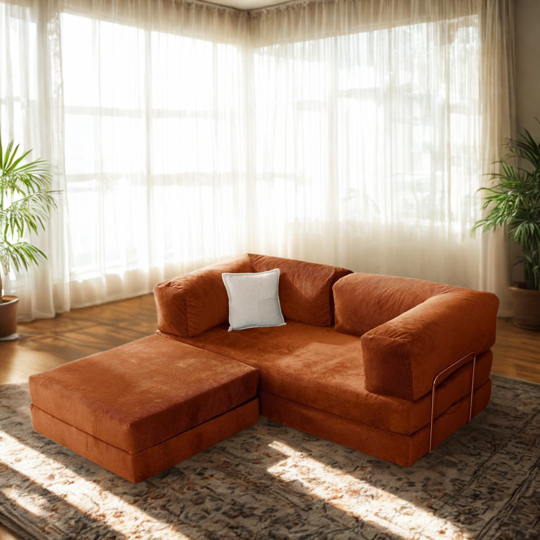 Belle Ottoman - Corduroy BUBULAND HOME