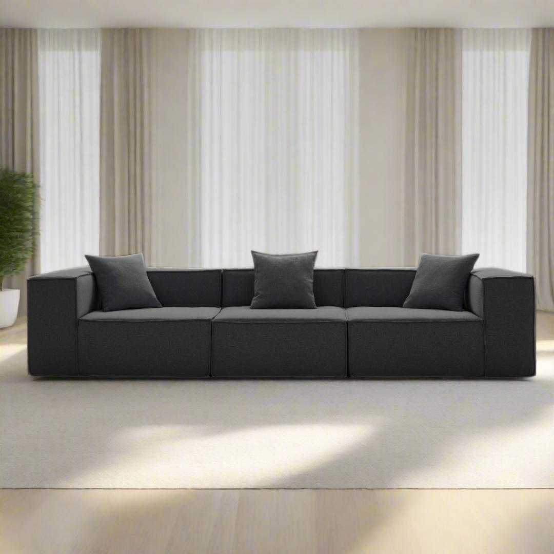 Linea Modular Sofa - Weaved Fabric BUBULAND HOME