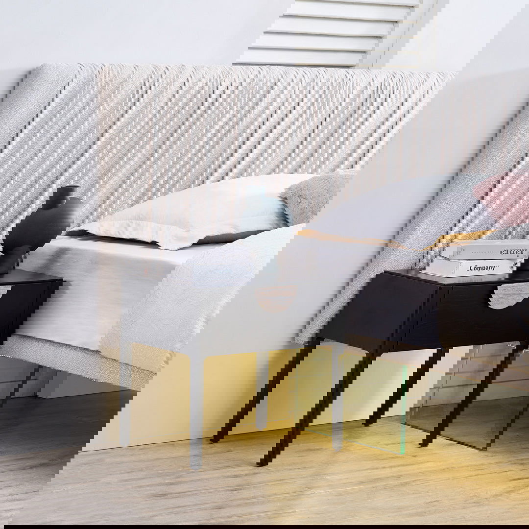 Craft Hardwood & Marble Side Table - Black | Customisable Marble Handle - Side Table Guatemala Green BUBULAND HOME