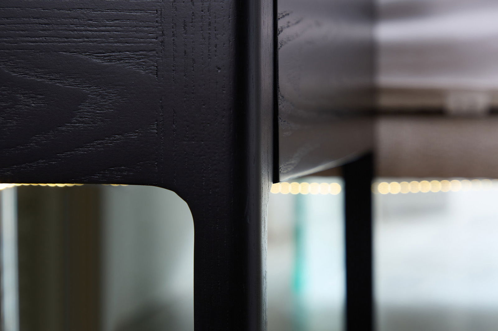 Craft Hardwood & Marble Side Table - Black | Customisable Marble Handle - Side Table Guatemala Green BUBULAND HOME