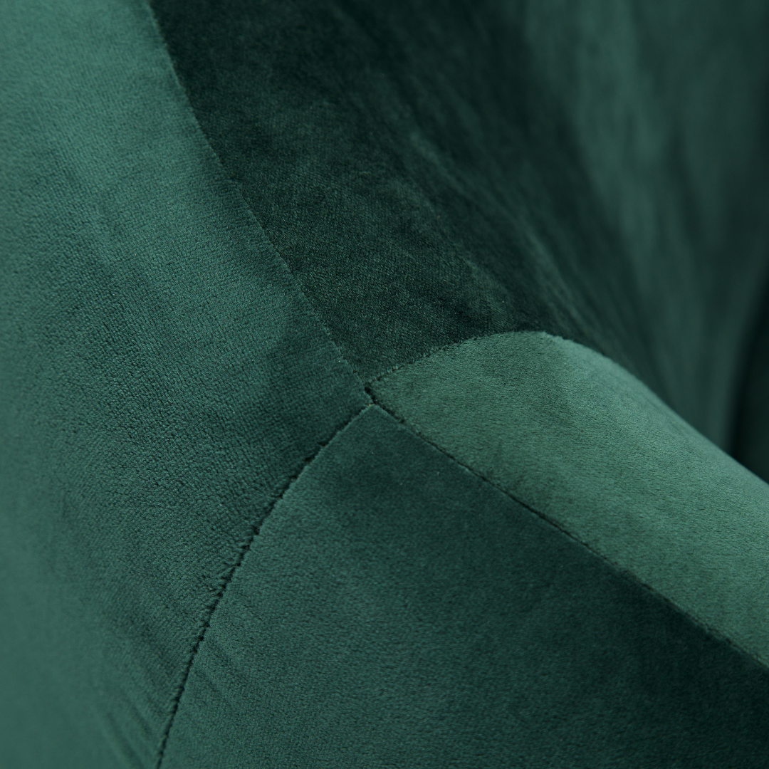 Cuddo Swivel Armchair - Green Velvet BUBULAND HOME