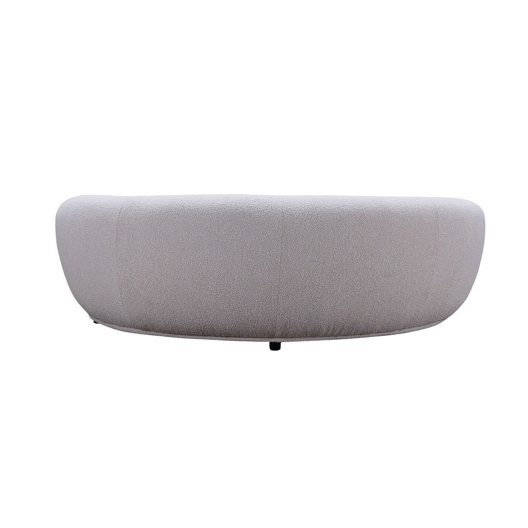 Curvo 3 Seater Boucle Sofa - Premium Ivory BUBULAND HOME