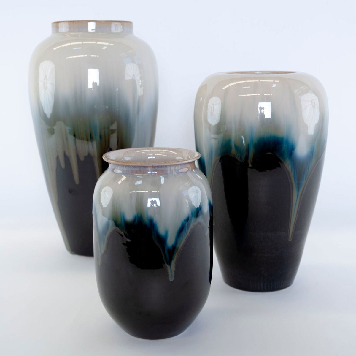 Deep Ocean Series Ceramic Vases and Pots BUBULAND HOME