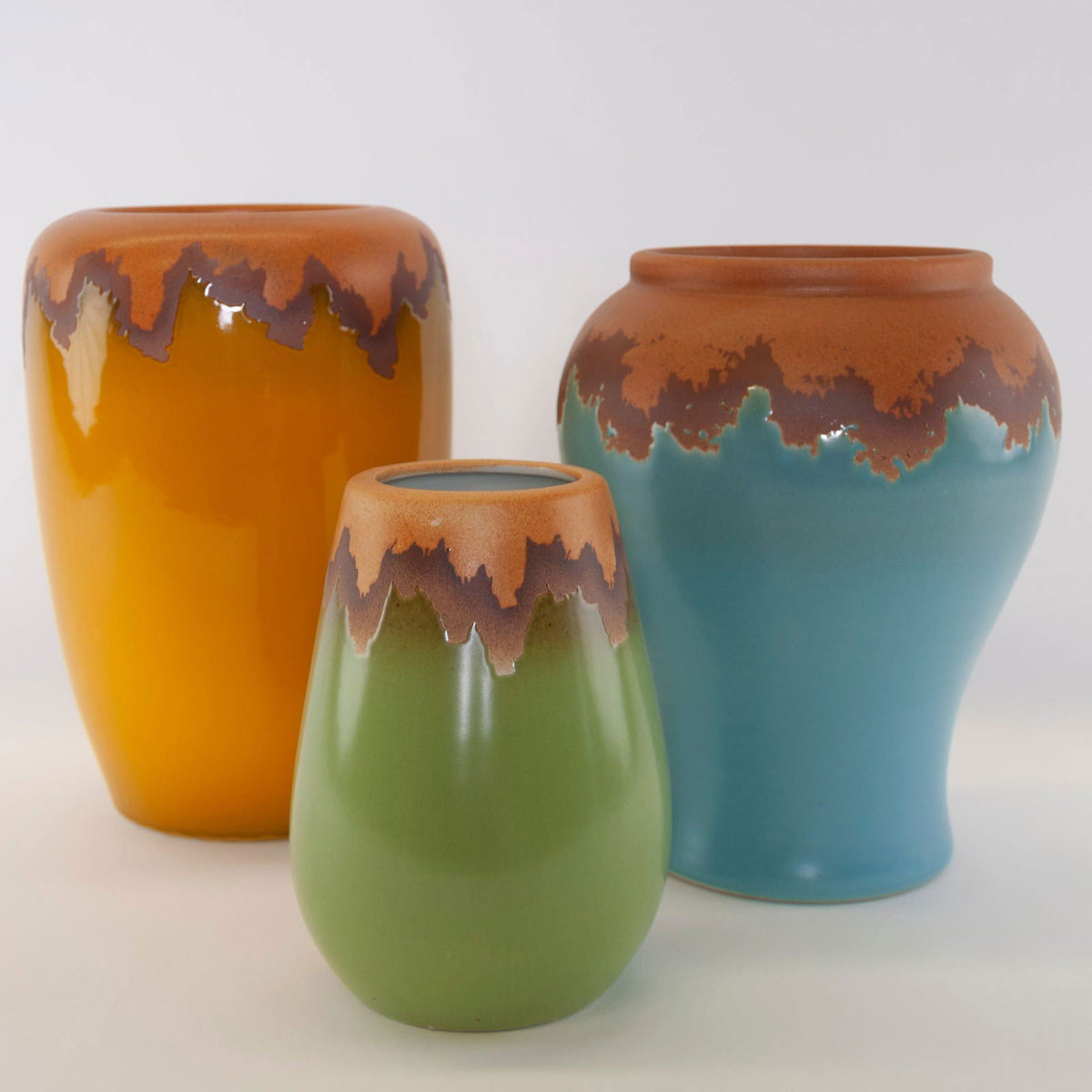 Elements Series Ceramic Vases and Pots - vases 02 21cm H x 25cm W BUBULAND HOME