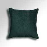 Flex Green Premium Fabric Cushion with Grey Piping - Square - Cushions Green BUBULAND HOME