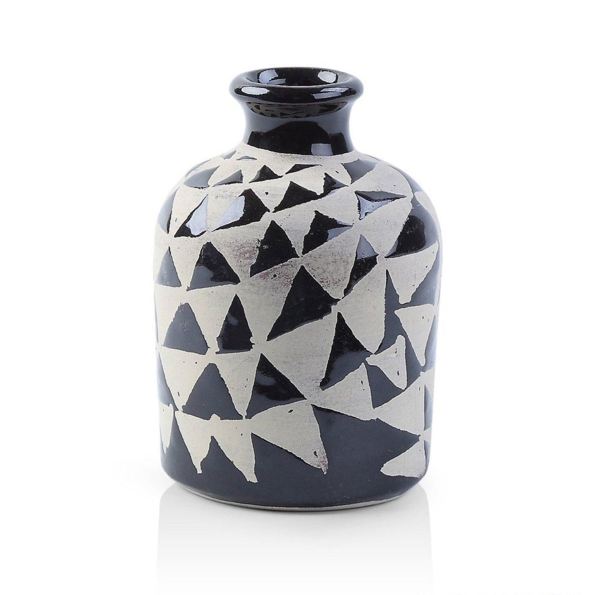 Geo Ceramic Vase - Large - vases Default Title BUBULAND HOME