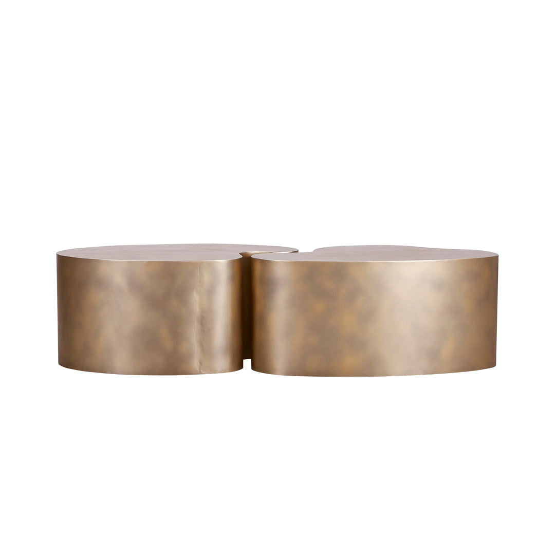 Golden Brass Coffee Table BUBULAND HOME