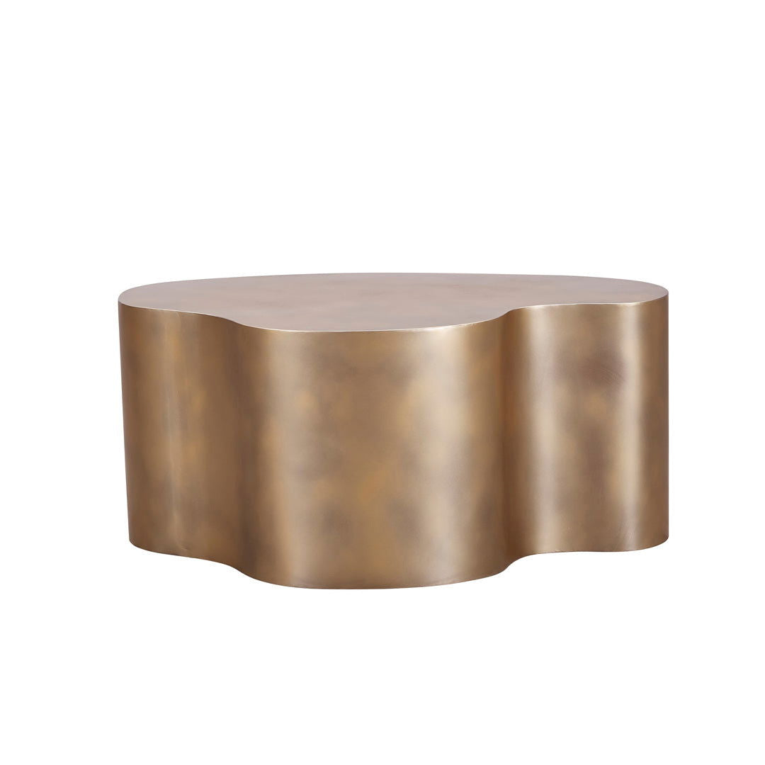 Golden Brass Coffee Table BUBULAND HOME