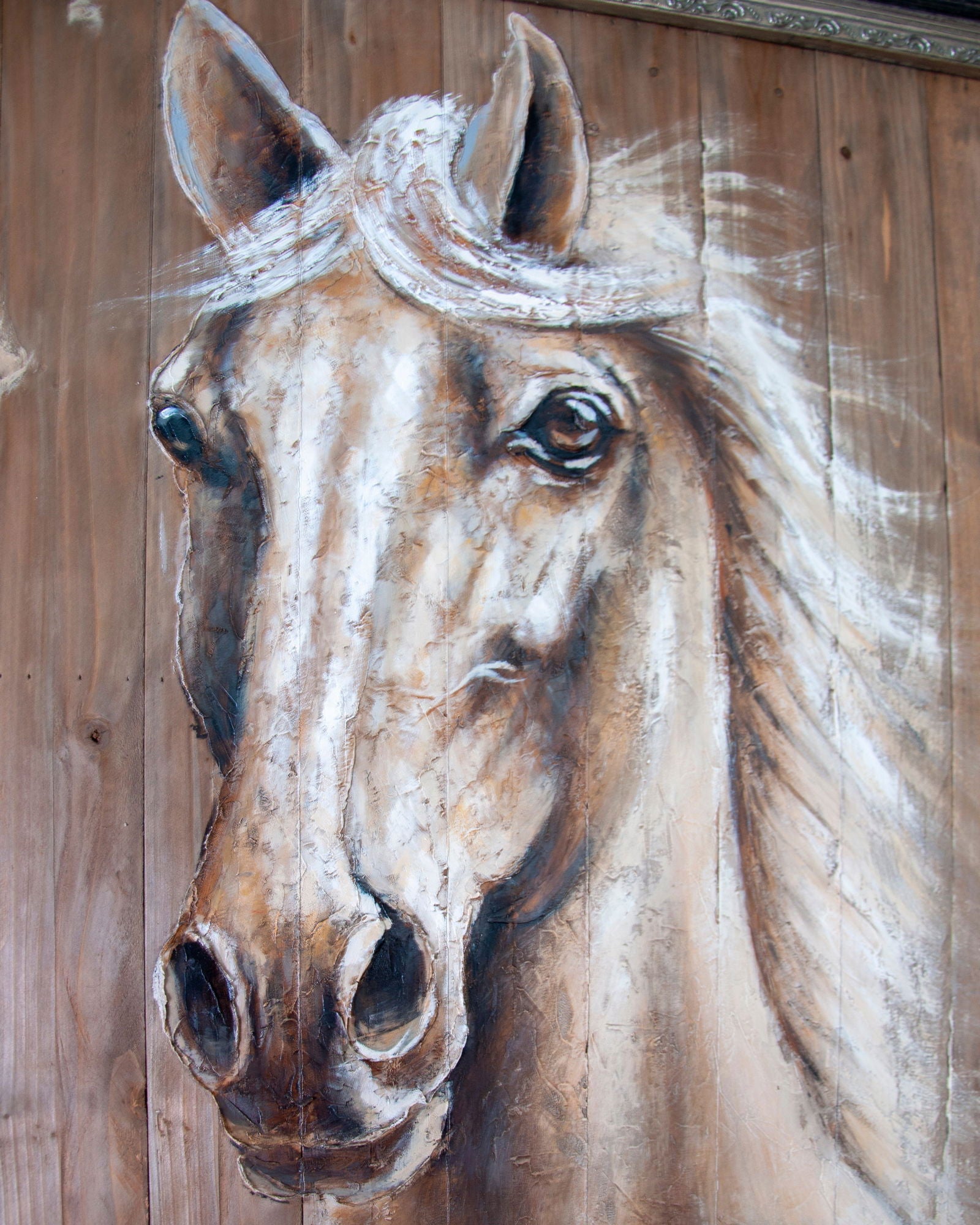 Hand Painted Horse Wall Art - Homewares Default Title BUBULAND HOME