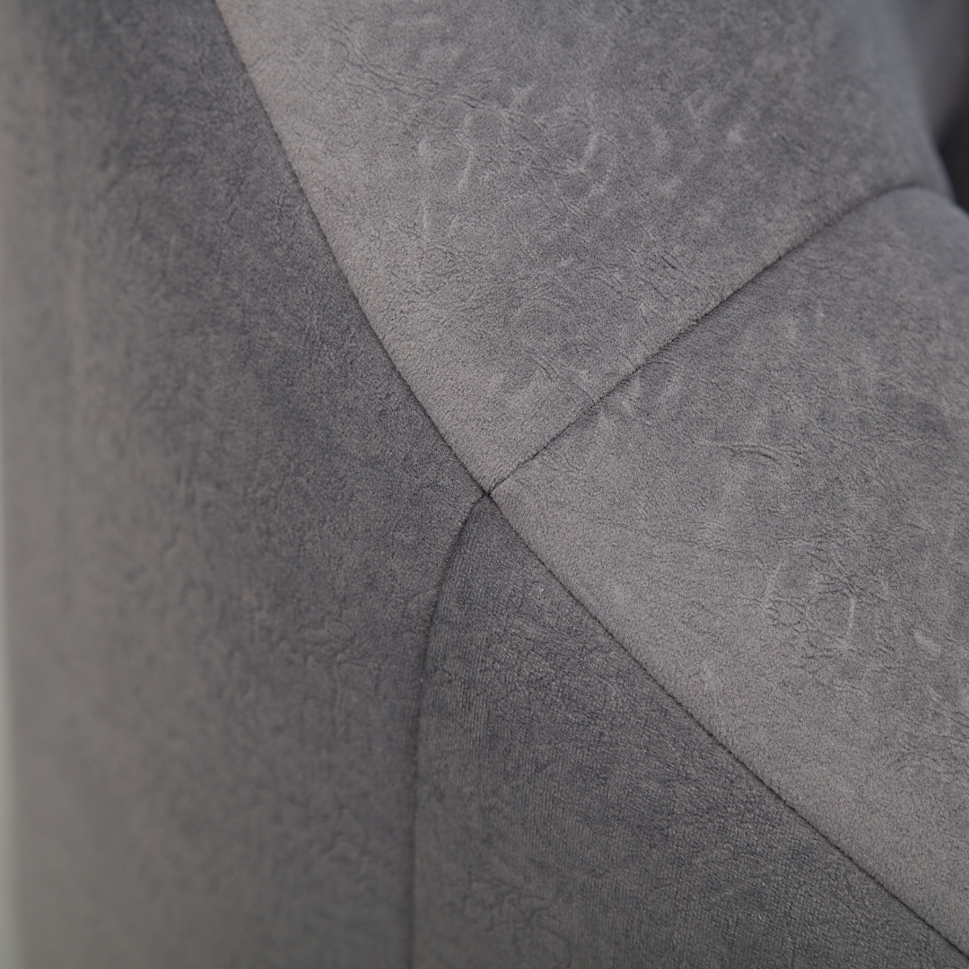Hugo Swivel Armchair - Grey Patterned Velvet BUBULAND HOME