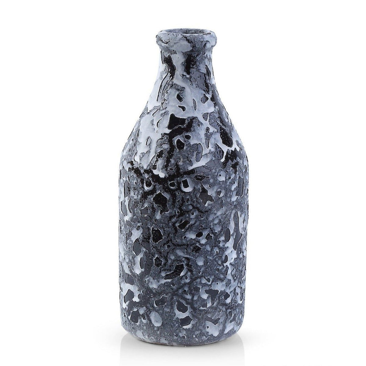 Icy Layered Ceramic Vase - vases Default Title BUBULAND HOME