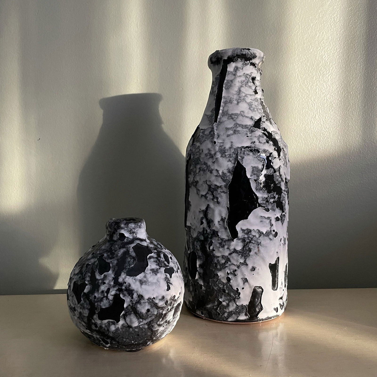 Icy Layered Ceramic Vase - Mini BUBULAND HOME