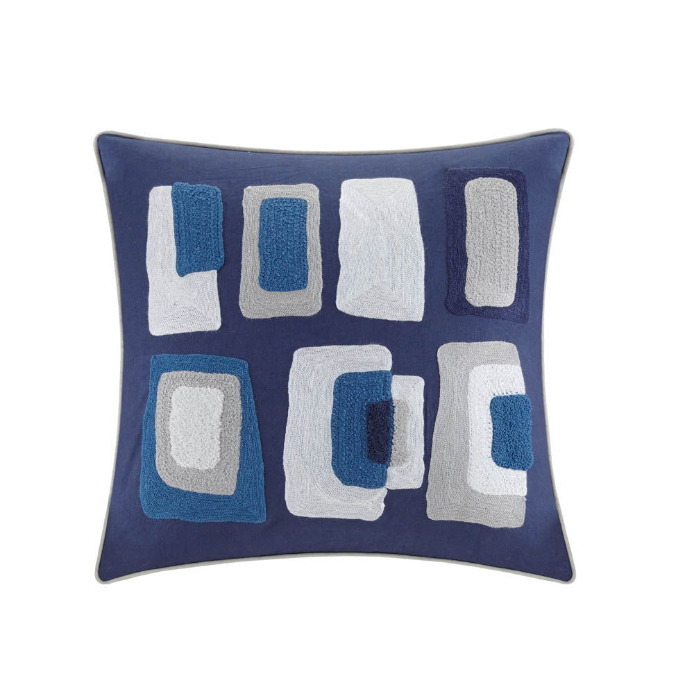Kinsey Cotton Embroidered Cushions BUBULAND HOME