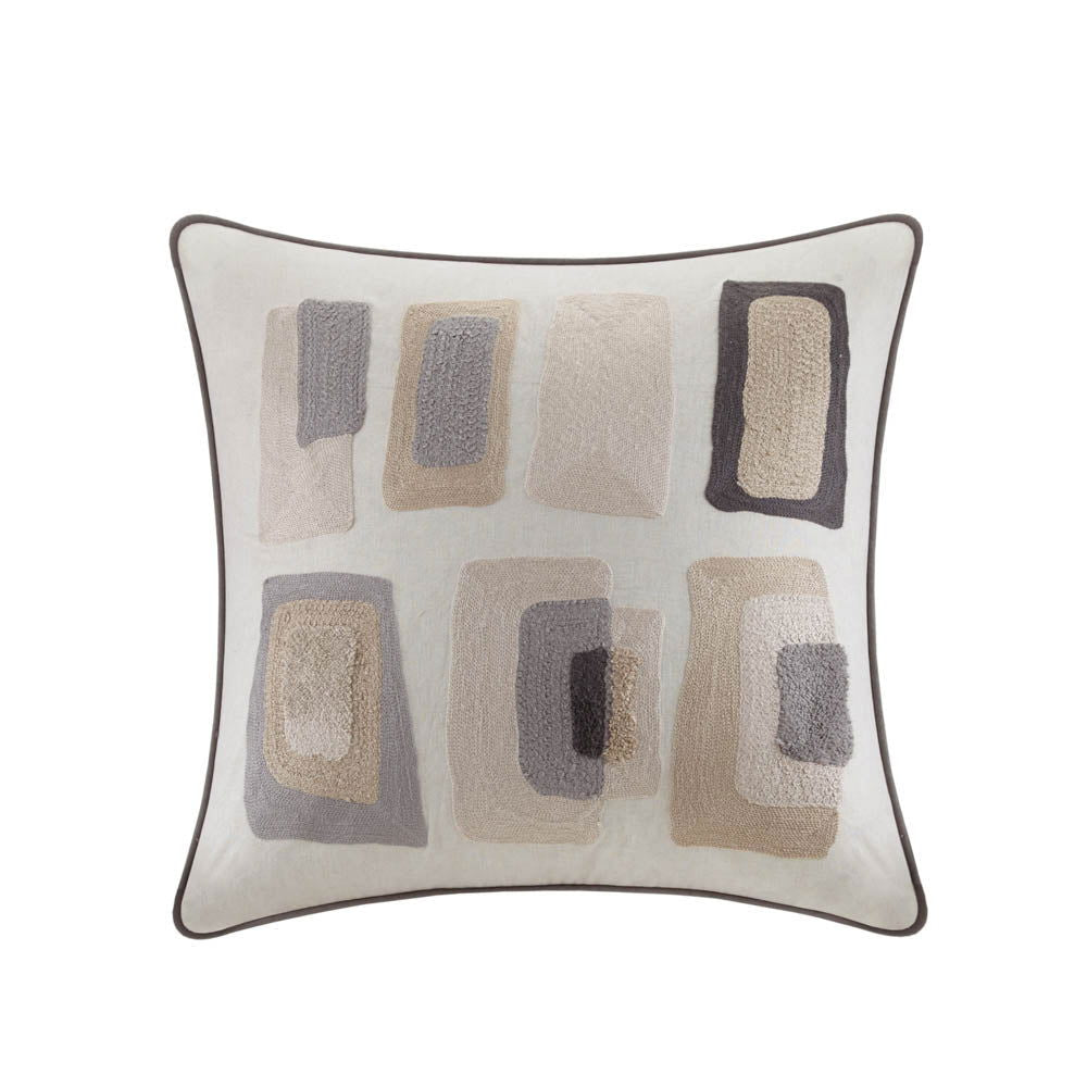 Kinsey Cotton Embroidered Cushions BUBULAND HOME